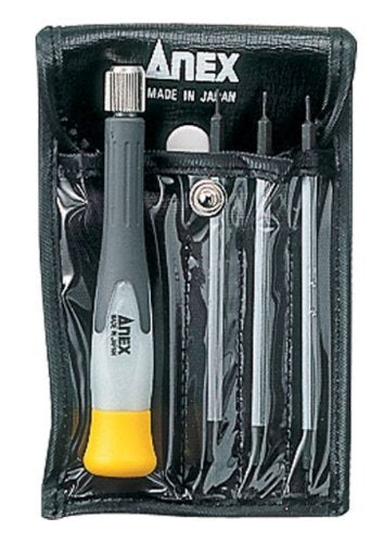 Anex Precision Interchangeable Hex Lobe Driver Bit Set of 3 No. 3602 Pack of 6-Kiichin - The #1 Place for Japanese Goods in Your Hand!