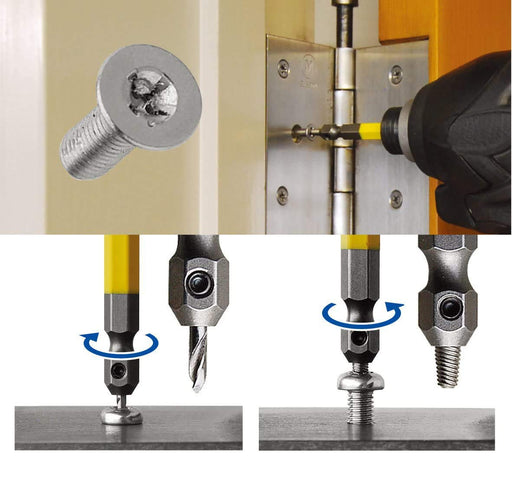 Anex Tool 3-Piece Stainless Steel Screw Removal Bit Set M2.5~8 With Case-Kiichin - The #1 Place for Japanese Goods in Your Hand!