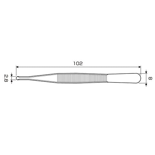 Anex Stainless Steel Baby Tweezers 102mm by Annex Tool - No.131-Kiichin - The #1 Place for Japanese Goods in Your Hand!