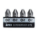 Anex Ultra Short Bit Plus with Holder Set of 4 AK-51P-B4P Tool-Kiichin - The #1 Place for Japanese Goods in Your Hand!