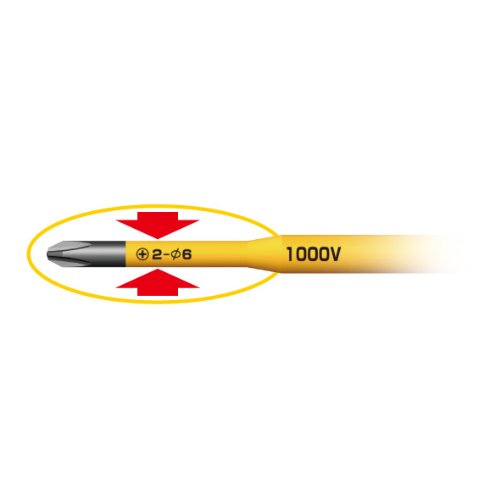 Anex Tool Annex Driver 1000V Insulated Slim Tip +1x100 No. 7900-Kiichin - The #1 Place for Japanese Goods in Your Hand!