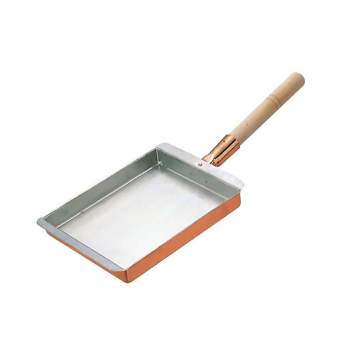 Ebm Copper Tamagoyaki Pan - Authentic Kansai Style 22.5cm-Kiichin - The #1 Place for Japanese Goods in Your Hand!