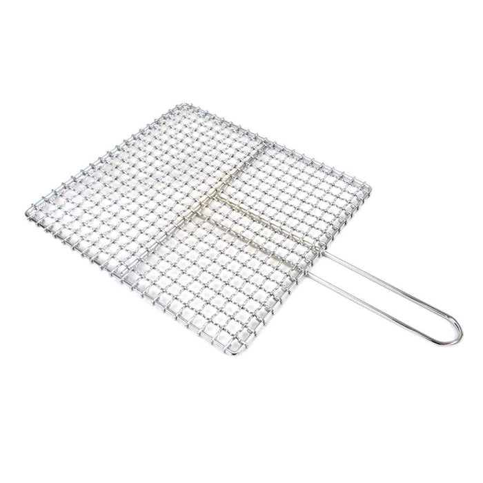 Endo Shoji Taflos Grilling Net No 33 Single Handle Iron Chrome Japan Made-Kiichin - The #1 Place for Japanese Goods in Your Hand!