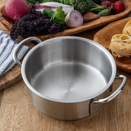 Endo Shoji 18cm IH Compatible Stainless Steel Murano Pot Without Lid-Kiichin - The #1 Place for Japanese Goods in Your Hand!