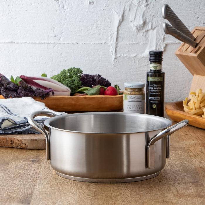 Endo Shoji 18cm IH Compatible Stainless Steel Murano Pot Without Lid-Kiichin - The #1 Place for Japanese Goods in Your Hand!