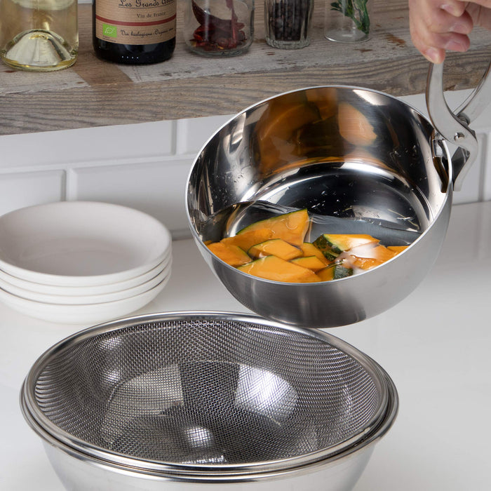 Endo Shoji 24Cm Stainless Steel Pot for Induction Cookers Made in Japan-Kiichin - The #1 Place for Japanese Goods in Your Hand!