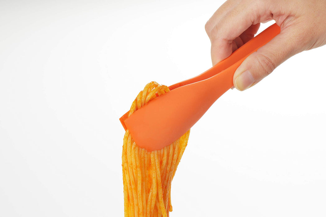 Endo Shoji Red Magic Serving Tongs 16Cm Polypropylene Resin Japan-Kiichin - The #1 Place for Japanese Goods in Your Hand!