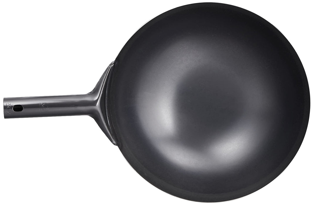 Endo Shoji Tkg Beijing Wok 27cm Iron One-Handed Stir-Fry Pan Commercial Use-Kiichin - The #1 Place for Japanese Goods in Your Hand!