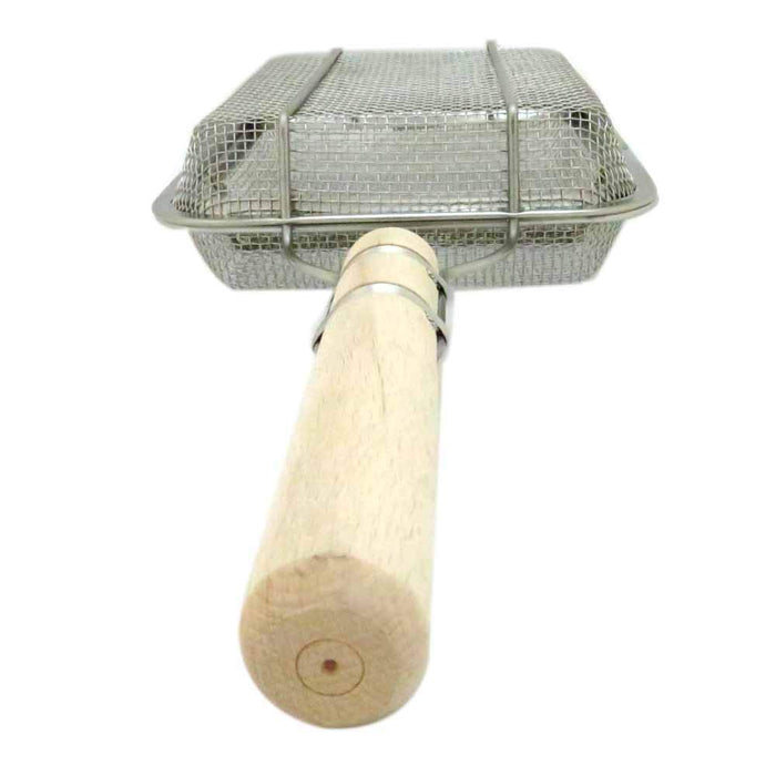 Endo Shoji Tkg Ginkgo Roast Square Small Pan with Wooden Handle 410mm-Kiichin - The #1 Place for Japanese Goods in Your Hand!