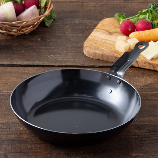 Endo Shoji Iron Frying Pan 26cm - IH Compatible Uniform Heat Conduction-Kiichin - The #1 Place for Japanese Goods in Your Hand!