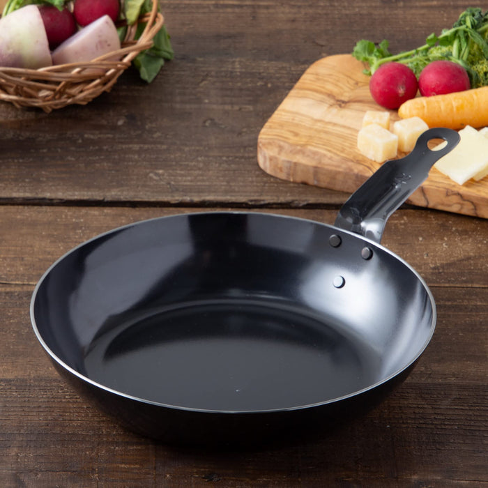 Endo Shoji Iron Frying Pan 26cm - IH Compatible Uniform Heat Conduction-Kiichin - The #1 Place for Japanese Goods in Your Hand!