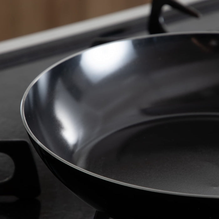 Endo Shoji Iron Frying Pan 26cm - IH Compatible Uniform Heat Conduction-Kiichin - The #1 Place for Japanese Goods in Your Hand!