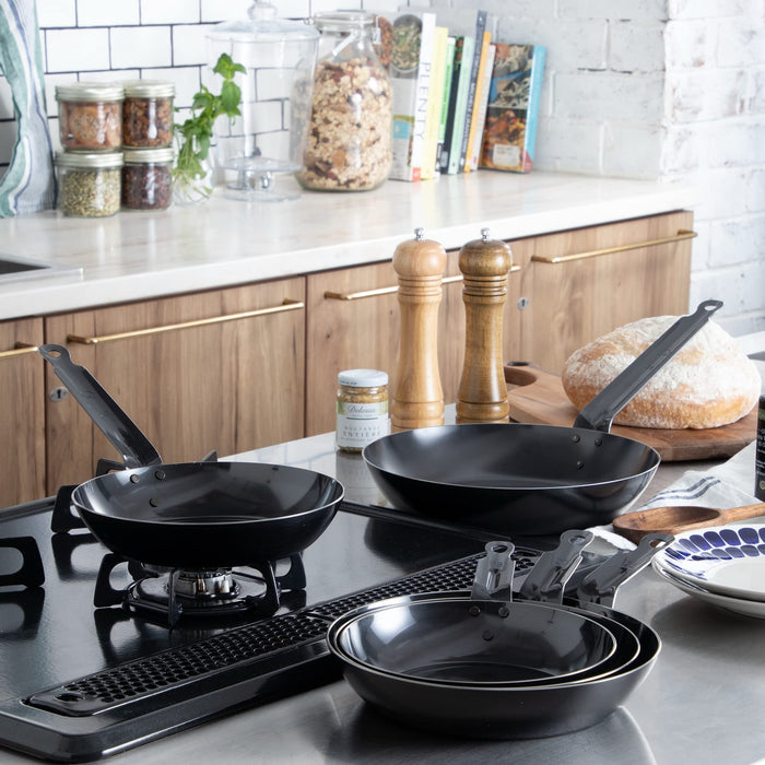 Endo Shoji 30cm Iron Frying Pan - IH Compatible High Heat Retention Tsubame-Sanjo-Kiichin - The #1 Place for Japanese Goods in Your Hand!