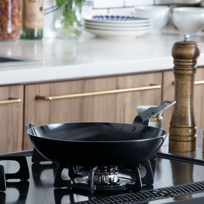 Endo Shoji Tkg Iron Frying Pan 32cm - Durable Heat-Conductive & IH Compatible-Kiichin - The #1 Place for Japanese Goods in Your Hand!