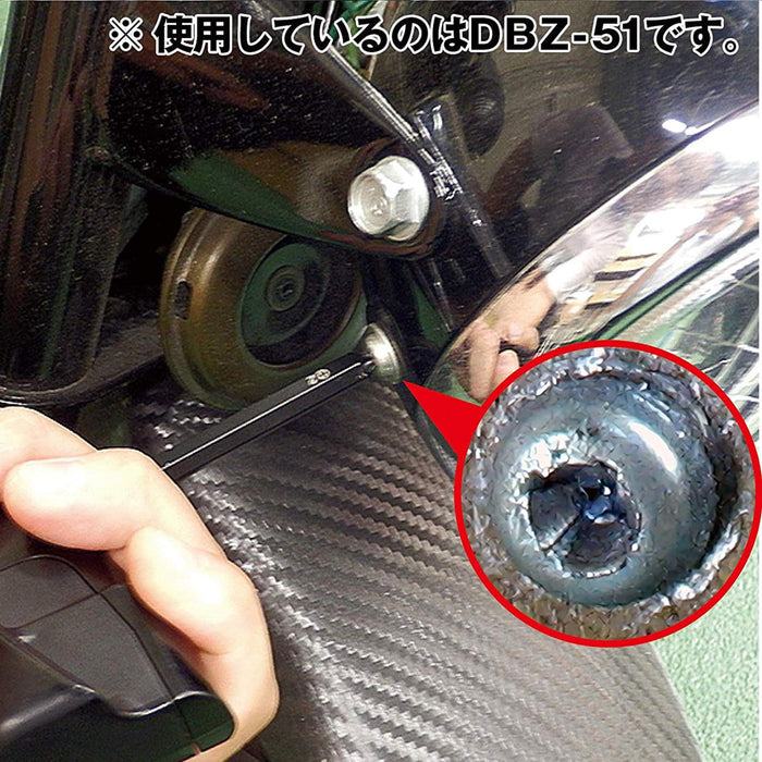 Engineer Flat Head Bazooka Bit Screw Removal Tools #1 DBZ-57 Black-Kiichin - The #1 Place for Japanese Goods in Your Hand!
