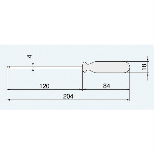 Engineer Db-40 Ball Driver 4.0Mm - Premium Quality Opposite Side Design-Kiichin - The #1 Place for Japanese Goods in Your Hand!