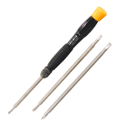 Engineer Interchangeable Precision Screwdriver Set DK-13 - 00/0/0 Sizes-Kiichin - The #1 Place for Japanese Goods in Your Hand!