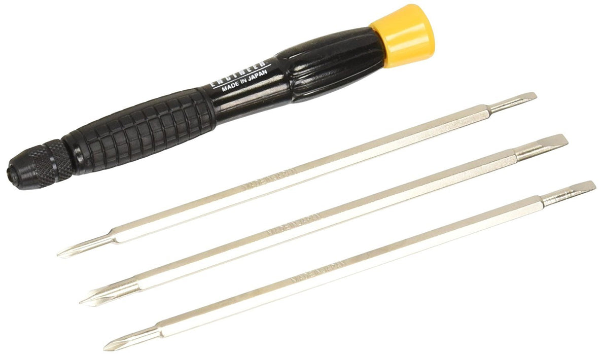 Engineer Interchangeable Precision Screwdriver Set DK-13 - 00/0/0 Sizes-Kiichin - The #1 Place for Japanese Goods in Your Hand!