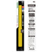 Engineer Jet Black Fine Semi-Round File - Special Black Dye TF-32-Kiichin - The #1 Place for Japanese Goods in Your Hand!
