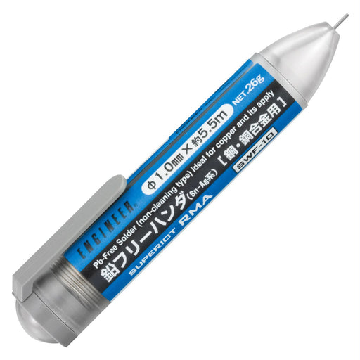 Engineer Lead-Free Solder Wire 1.0mmx5.5m Ideal for Copper Alloys - SWF-10-Kiichin - The #1 Place for Japanese Goods in Your Hand!