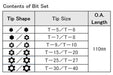Engineer Master Grip 6-Bit Driver Set Special Screw Compatible - DR-51-Kiichin - The #1 Place for Japanese Goods in Your Hand!