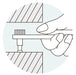 Engineer Offset Ratchet DR-05 Black 2-6mm 40mm Tip Thickness - Professional Tool-Kiichin - The #1 Place for Japanese Goods in Your Hand!