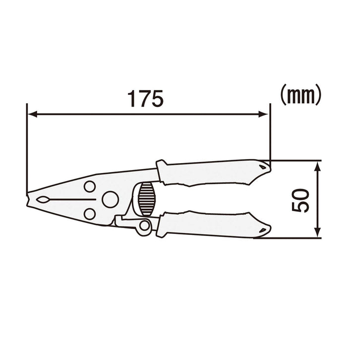 Engineer Brand PA-07 Wire Stripper Ideal for Thick Wires-Kiichin - The #1 Place for Japanese Goods in Your Hand!