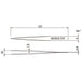 Engineer Brand PTZ-02 Precision Tweezers - High Quality Detailed Engineering Tool-Kiichin - The #1 Place for Japanese Goods in Your Hand!