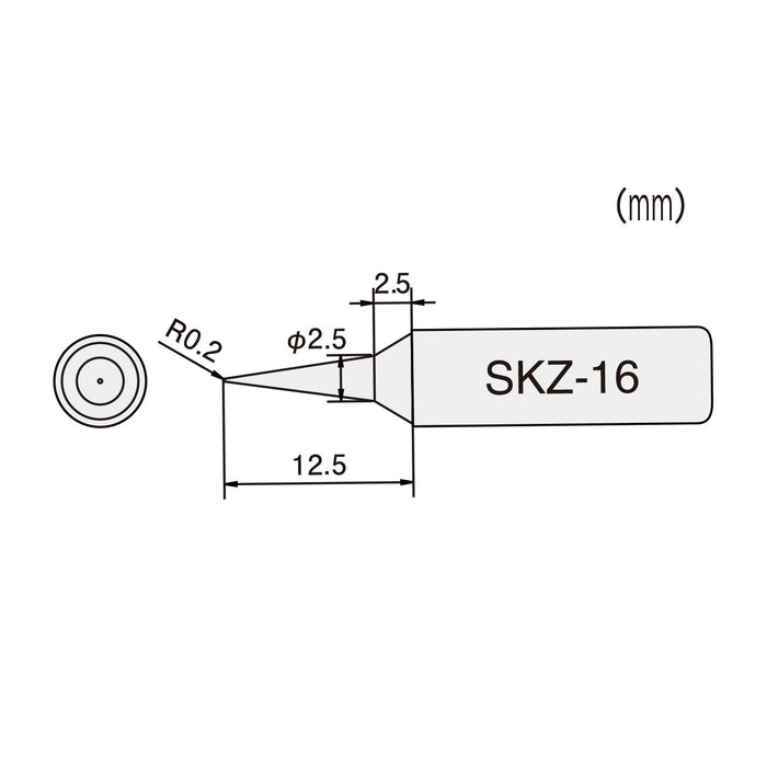 Engineer Brand SKZ-16 Soldering Iron Tip for Precision Engineering-Kiichin - The #1 Place for Japanese Goods in Your Hand!