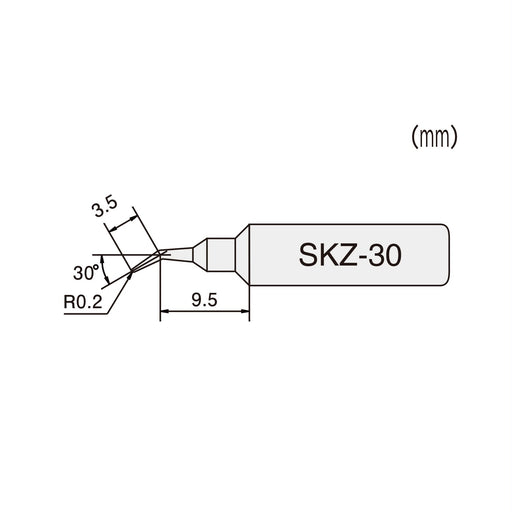Engineer Brand Skz-30 Performance Soldering Iron Tip Durable and Precise-Kiichin - The #1 Place for Japanese Goods in Your Hand!