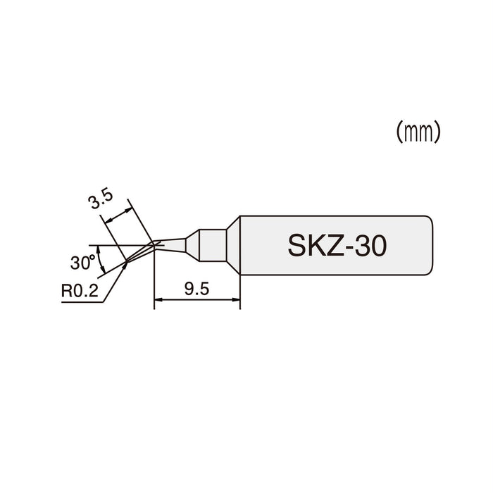 Engineer Brand Skz-30 Performance Soldering Iron Tip Durable and Precise-Kiichin - The #1 Place for Japanese Goods in Your Hand!