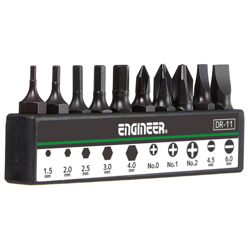 Engineer Twin Wrench Driver Set with 10 Bits DR-07 Model-Kiichin - The #1 Place for Japanese Goods in Your Hand!