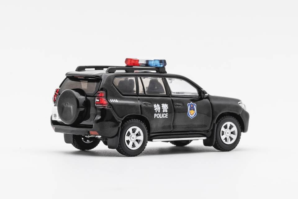 Gaincorp Products 1/64 Toyota Land Cruiser Prado 150 Swat Black Model Car-Kiichin - The #1 Place for Japanese Goods in Your Hand!