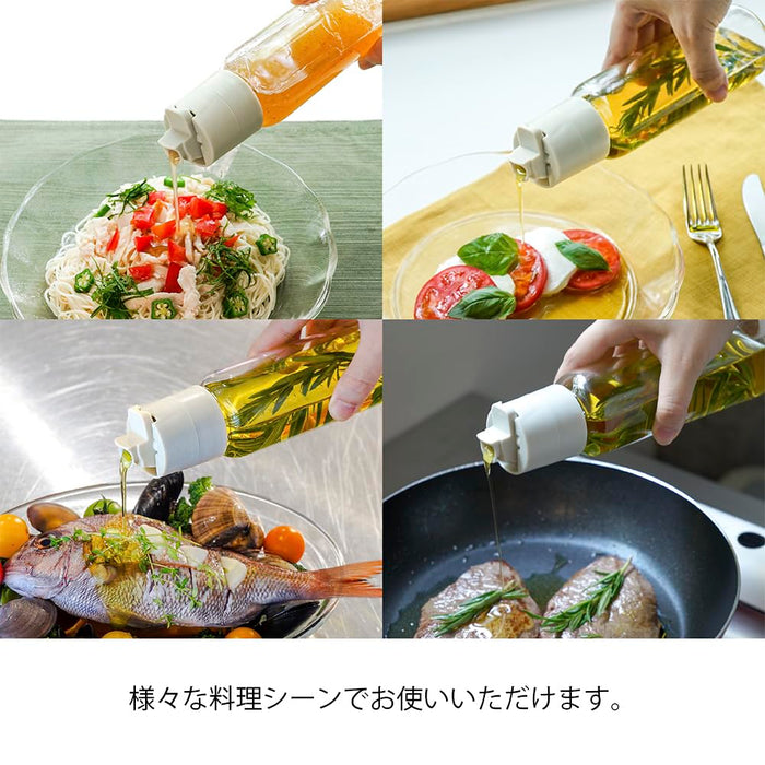 Hario One-Touch 250Ml Dressing Bottle Pale Gray ODBN250PGR-Kiichin - The #1 Place for Japanese Goods in Your Hand!