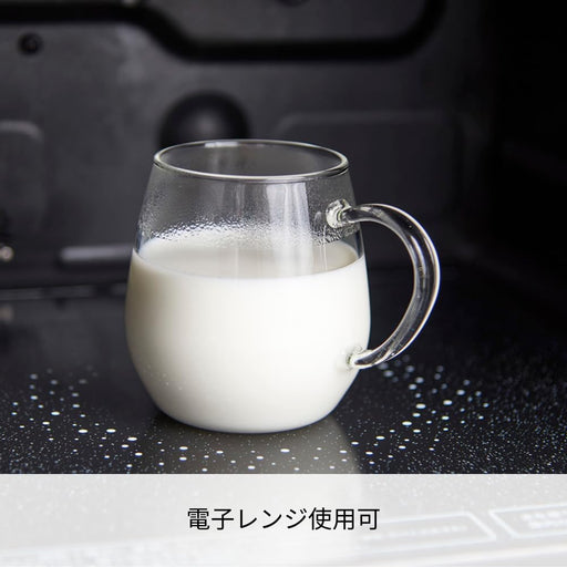 Hario Round Mug Set of 2 360ml Heat Resistant Glass Microwave Safe-Kiichin - The #1 Place for Japanese Goods in Your Hand!