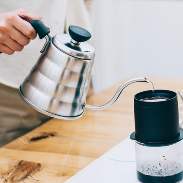 Hario V60 Drip Kettle Vono 500ml Direct Heat Compatible Hairline Silver-Kiichin - The #1 Place for Japanese Goods in Your Hand!