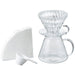 Hario V60 Glass Brewing Kit 600ml 1-4Cup Japan S-VGBK-02-T-Kiichin - The #1 Place for Japanese Goods in Your Hand!