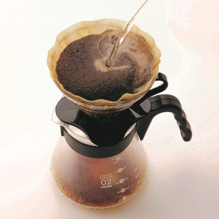 Harry V60 1-2 Cup Glass Dripper Japan Black Coffee Maker-Kiichin - The #1 Place for Japanese Goods in Your Hand!