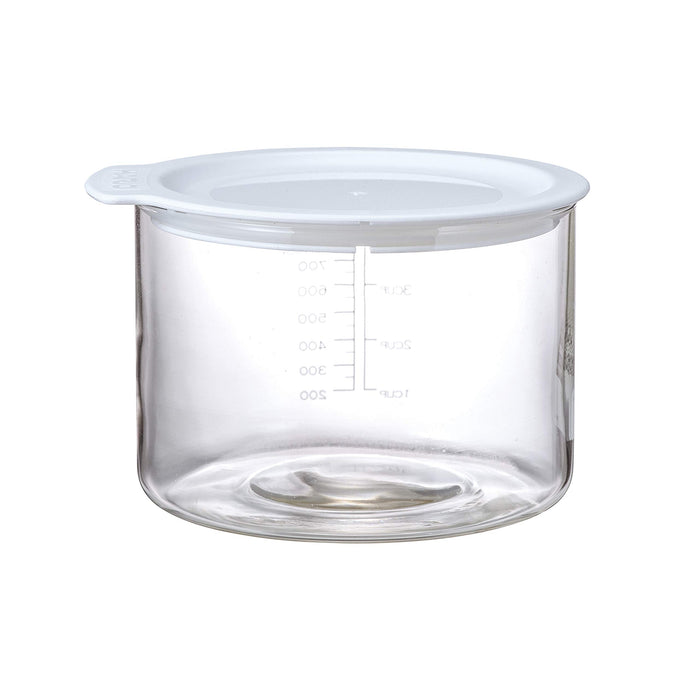 Hario Japan Vinegar Food Container 800Ml White - Premium Quality Storage Solution-Kiichin - The #1 Place for Japanese Goods in Your Hand!