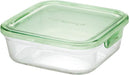Iwaki Japan Square Glass Storage Container M 800ml - Heat Resistant-Kiichin - The #1 Place for Japanese Goods in Your Hand!