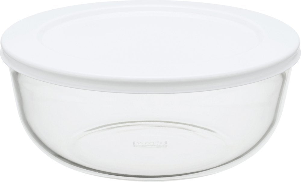 Iwaki Japan Kbc4160-W1 1.3L Heat Resistant Glass Storage Bowl Pack-Kiichin - The #1 Place for Japanese Goods in Your Hand!