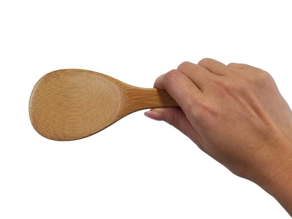Kikusui Soot Bamboo Rice Scoop Eco-Friendly Japanese Kitchen Utensil-Kiichin - The #1 Place for Japanese Goods in Your Hand!
