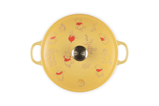 Le Creuset Quince Yellow Disney 22cm Marmit Pot Direct Flame IH Compatible-Kiichin - The #1 Place for Japanese Goods in Your Hand!