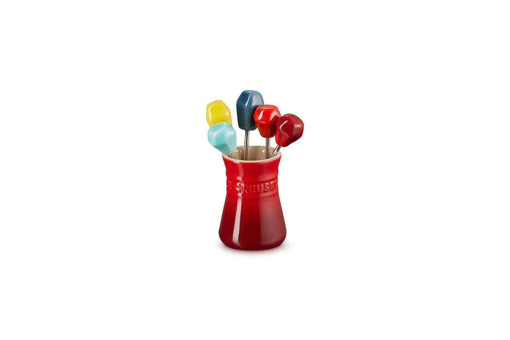 Le Creuset Rainbow Food Pick Set Durable Pintxos Toothpicks Party Essentials
