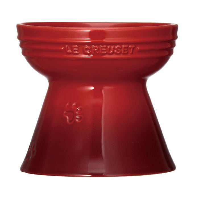 Le Creuset Cherry Red Pet Bowl for Dogs and Cats - Stain Resistant Microwave Safe-Kiichin - The #1 Place for Japanese Goods in Your Hand!