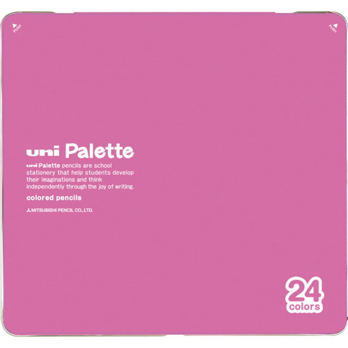 Mitsubishi Pencil - 880 Uni Palette Elementary School Pink 24 Colored Pencils-Kiichin - The #1 Place for Japanese Goods in Your Hand!