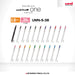 Mitsubishi Pencil Uniball One 0.38 Gel Ballpoint Pen Bordeaux Black 10-Pack-Kiichin - The #1 Place for Japanese Goods in Your Hand!