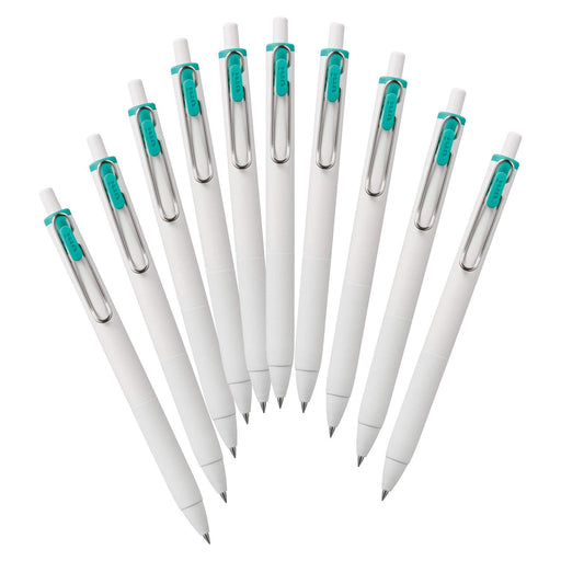 Mitsubishi Pencil Uniball One Gel Ballpoint Pen 0.38 Emerald 10 Pieces-Kiichin - The #1 Place for Japanese Goods in Your Hand!