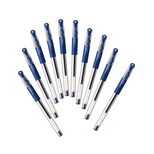 Mitsubishi Pencil Uniball Signo Gel Pen Blue Black 0.38mm 10-Pack-Kiichin - The #1 Place for Japanese Goods in Your Hand!
