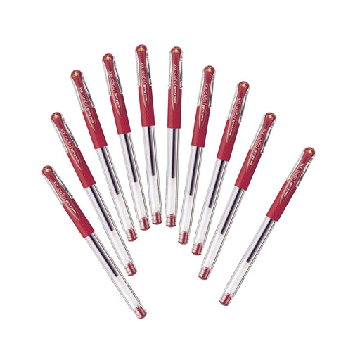 Mitsubishi Pencil Uniball Signo Gel Ballpoint Pen 0.38 Bordeaux Black 10 Pack-Kiichin - The #1 Place for Japanese Goods in Your Hand!